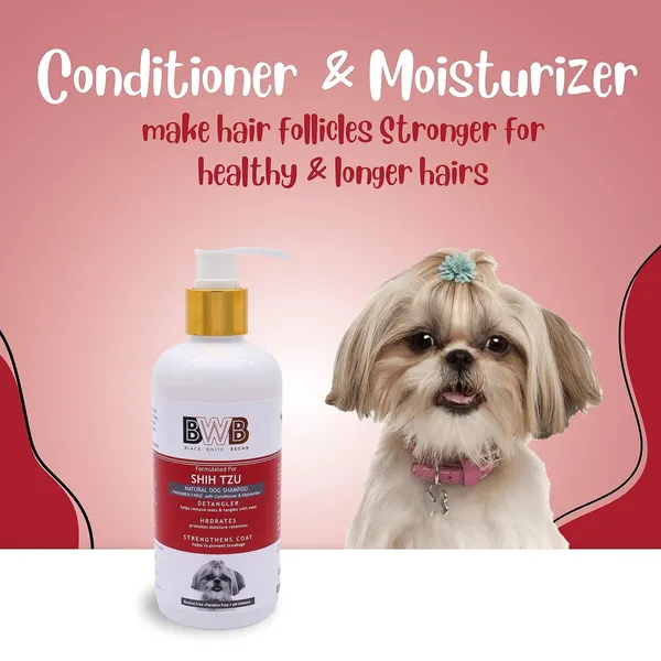 BWB_Natural_Dog_Shampoo_for_Shihtzu_.PARABEN_Free+Alcohol_Free+pH_Balance_with_Conditioner_&_Moisturiser_and_Added_Alovera,NEEM,Coconut_&_Amla_extracts_(300_ml)