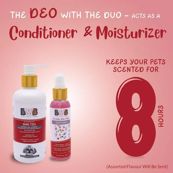 BWB_Natural_Dog_Shampoo_for_Shihtzu_.PARABEN_Free+Alcohol_Free+pH_Balance_with_Conditioner_&_Moisturiser_and_Added_Alovera,NEEM,Coconut_&_Amla_extracts_(300_ml_+_Deospray)