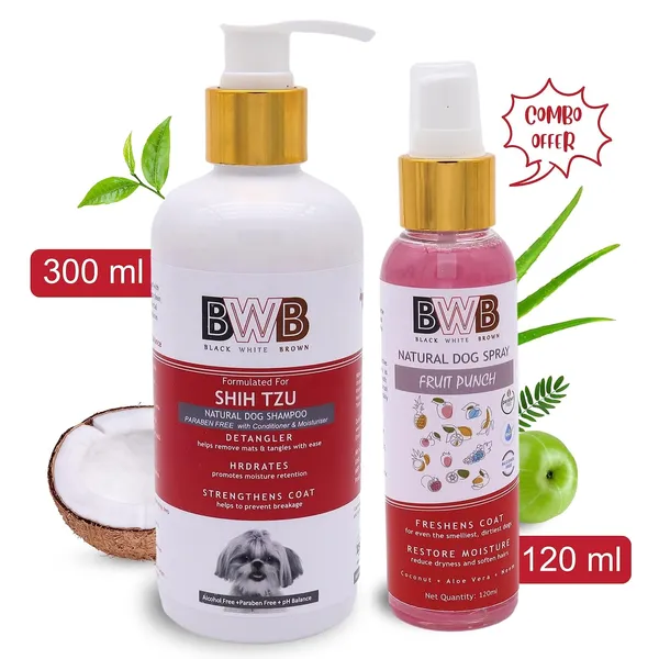BWB_Natural_Dog_Shampoo_for_Shihtzu_.PARABEN_Free+Alcohol_Free+pH_Balance_with_Conditioner_&_Moisturiser_and_Added_Alovera,NEEM,Coconut_&_Amla_extracts_(300_ml_+_Deospray)