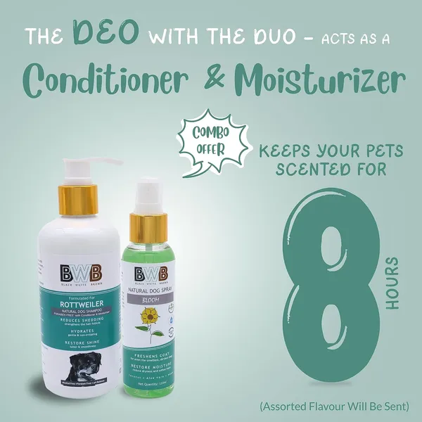 Natural_Dog_Shampoo_For_Rottweiler.Paraben_Free+Alcohol_Free+Ph_Balance_With_Conditioner_&_Moisturiser_And_Added_Alovera,Neem,Coconut_&_Amla_Extracts_(300_Milliliter_+_Deospray)