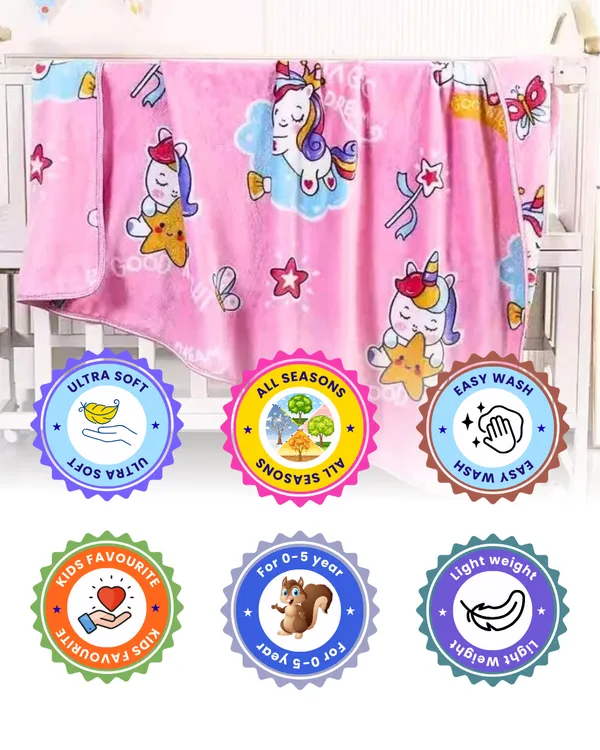 Limited_Stock_Supersoft_Cartoon_Fleece_Blanket_For_Baby_Toddlers_Magical_Unicorn