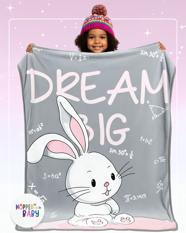 Limited_Stock_Kids_Favourite_Ultra_Soft_Fleece_Blanket_For_Baby_Toddlers_Kids_Dream_Big_Rabbit