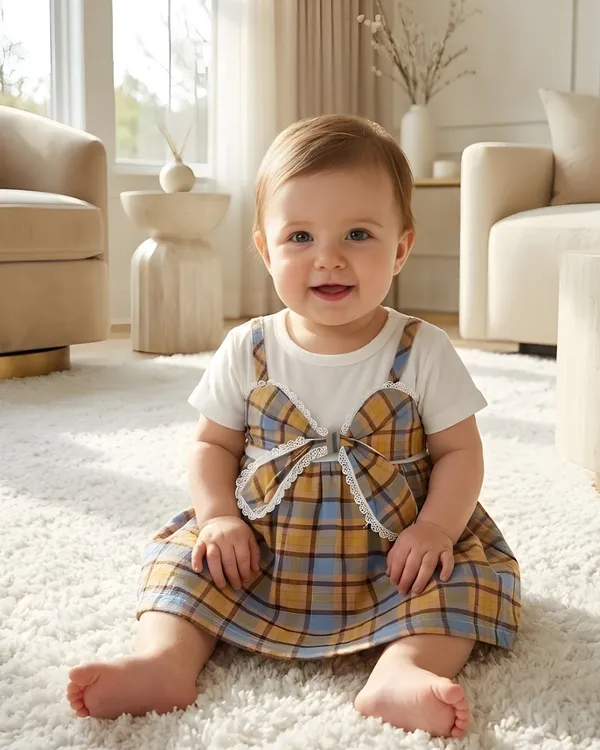 Golden_Honey_Sunshine_Baby_Frock