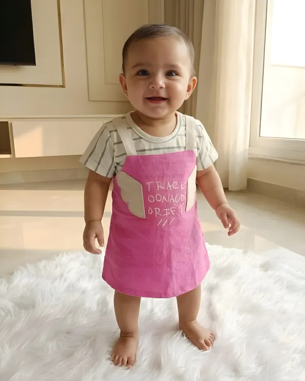 Deep_Pink_Wings_Baby_Frock