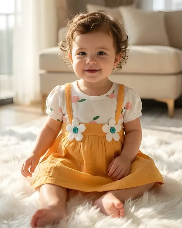 Little_Sunflower_Charm_Baby_Frock