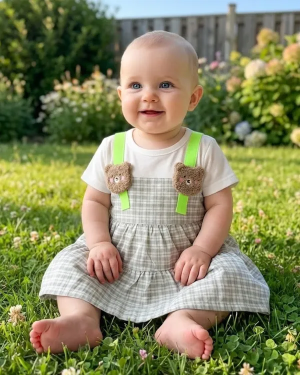 Tinybloom_Grass_Green_Teddy_Frock