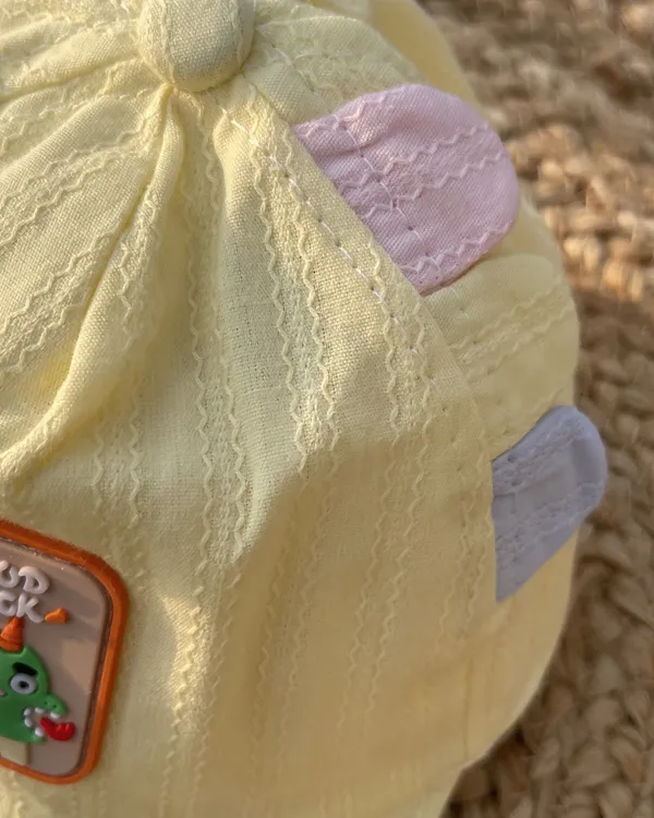 Lucky_Dino_Ultra_Soft_Baby_Cap_Sun_Yellow