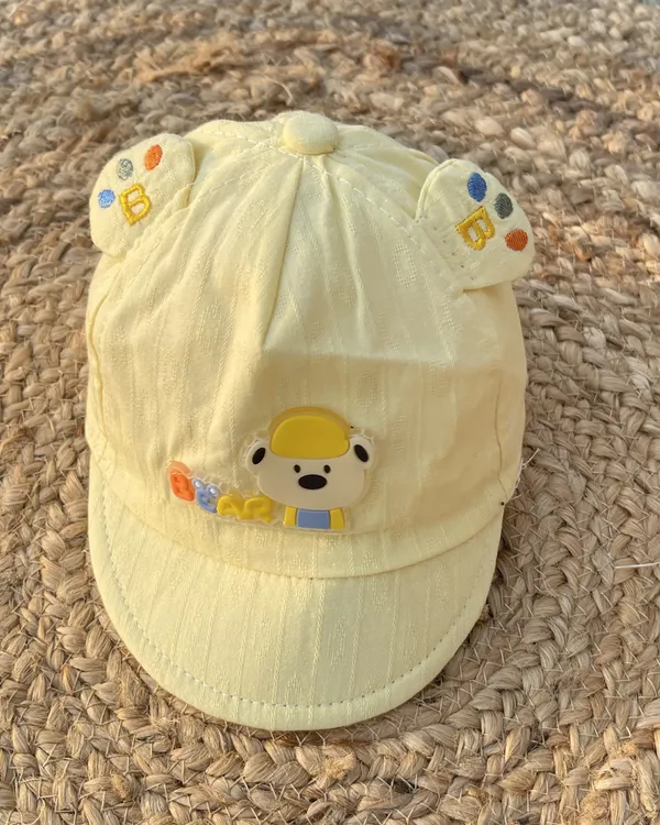 Bear_Paw_Ears_Baby_Soft_Cap_Yellow_Bear