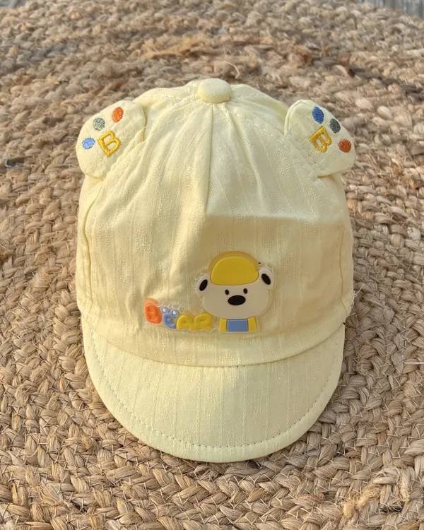 Bear_Paw_Ears_Baby_Soft_Cap_Pink_Bear