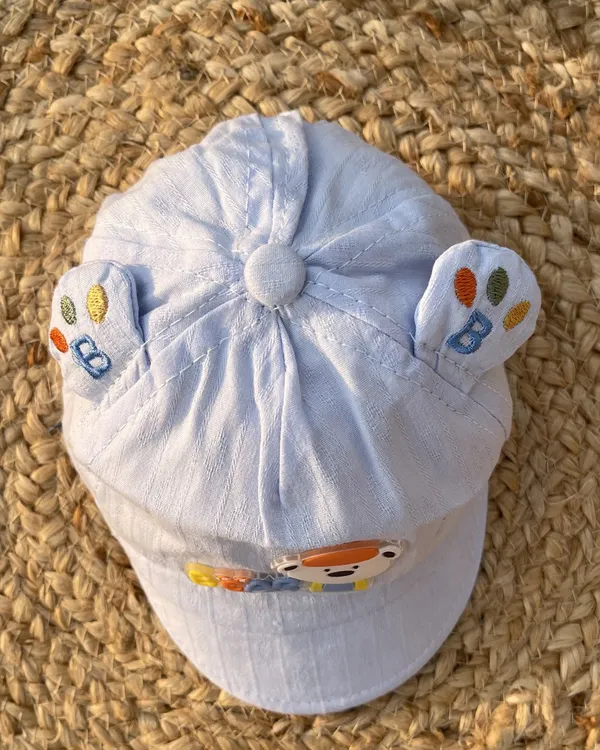 Bear_Paw_Ears_Baby_Soft_Cap_Pink_Bear