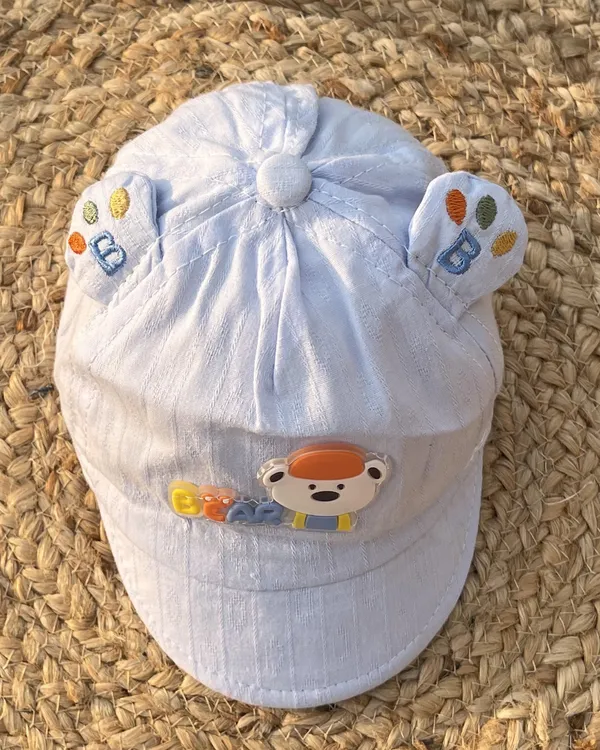 Bear_Paw_Ears_Baby_Soft_Cap_Pink_Bear