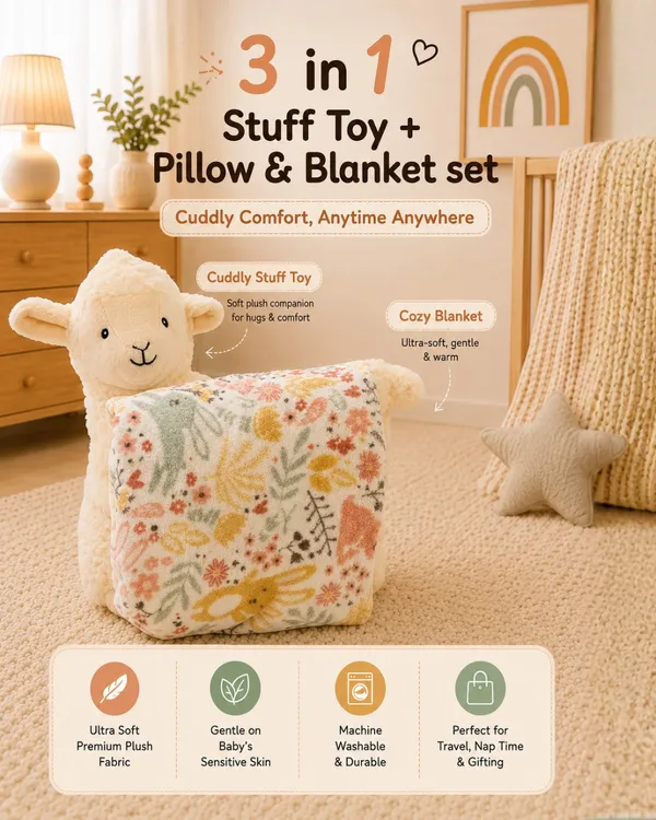 3_In_1_Pillow_Artic_Dino_Toy_With_Blanket_Vanilla_Sheep
