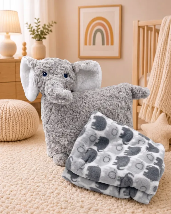 3_In_1_Pillow_Artic_Dino_Toy_With_Blanket_Misty_Elephant