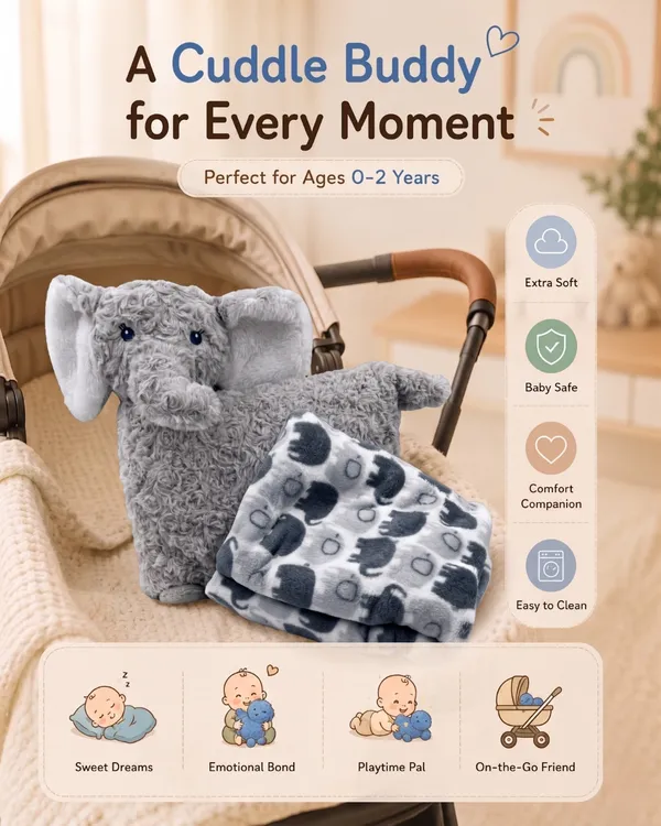 3_In_1_Pillow_Artic_Dino_Toy_With_Blanket_Misty_Elephant