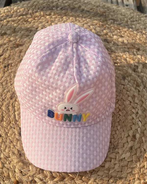 Candy_Pink_Bunny_Bloom_Summer_Baby_Cap