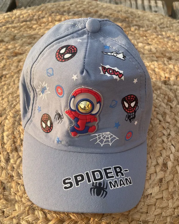 Space_Grey_Star_Explorer_Baby_Kids_Cap