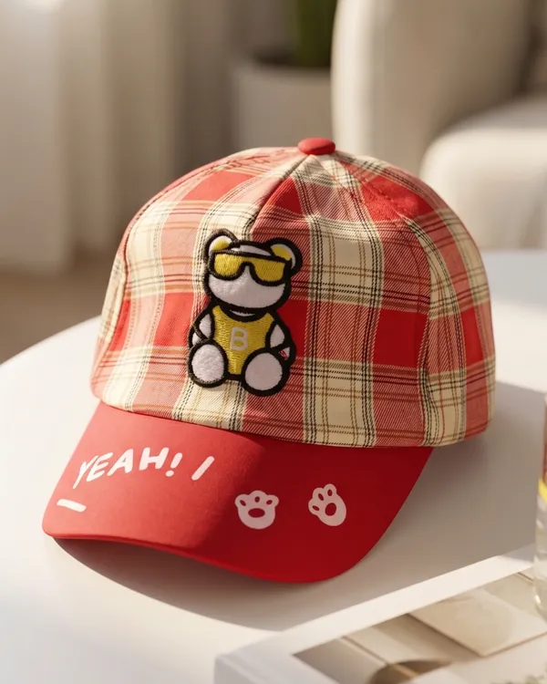 Fire_Red_Play_Mode_Cool_Teddy_Cap