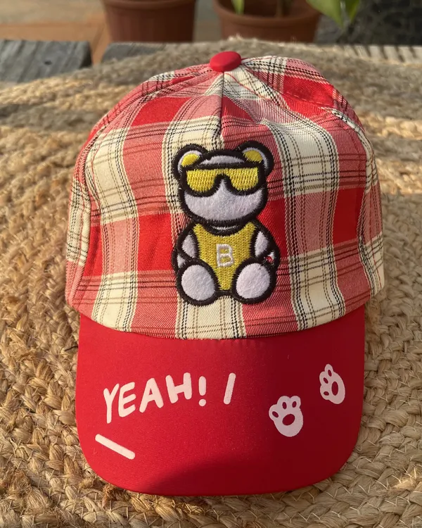 Fire_Red_Play_Mode_Cool_Teddy_Cap