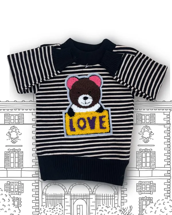 Love_Teddy_Black_&_Cream_Baby__Full_Sleeves_Tshirt