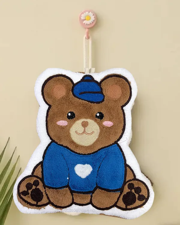Blue_Cute_Teddy_Hand_Towel_Napkin