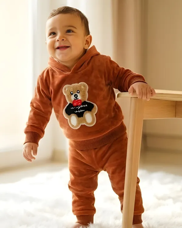 Brown_Fleece_Teddy_Full_Hood_Set_(Hood_+_Touser)