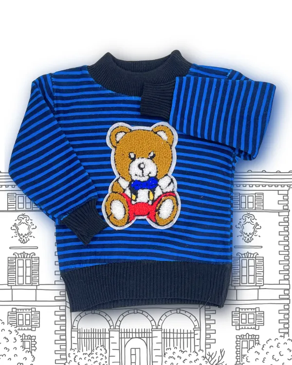 Love_Teddy_Blue_&_Black_Baby_Full_Sleeves_Tshirt