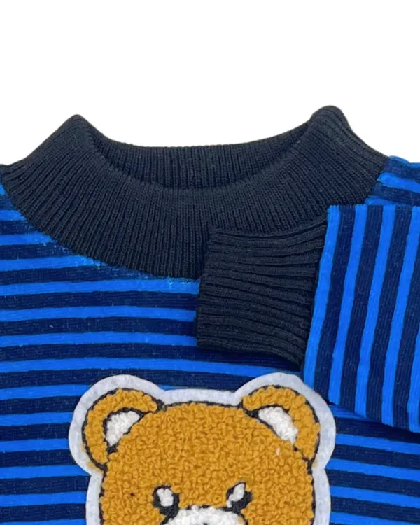 Love_Teddy_Blue_&_Black_Baby_Full_Sleeves_Tshirt