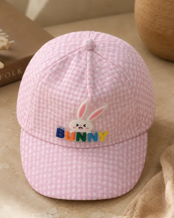Candy_Pink_Bunny_Bloom_Summer_Baby_Cap