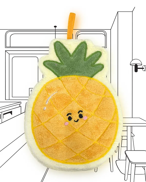 Pineapple_Cute_Hand_Towel_Napkin