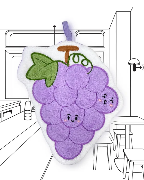 Purple_Grapes_Hand_Towel_Napkin