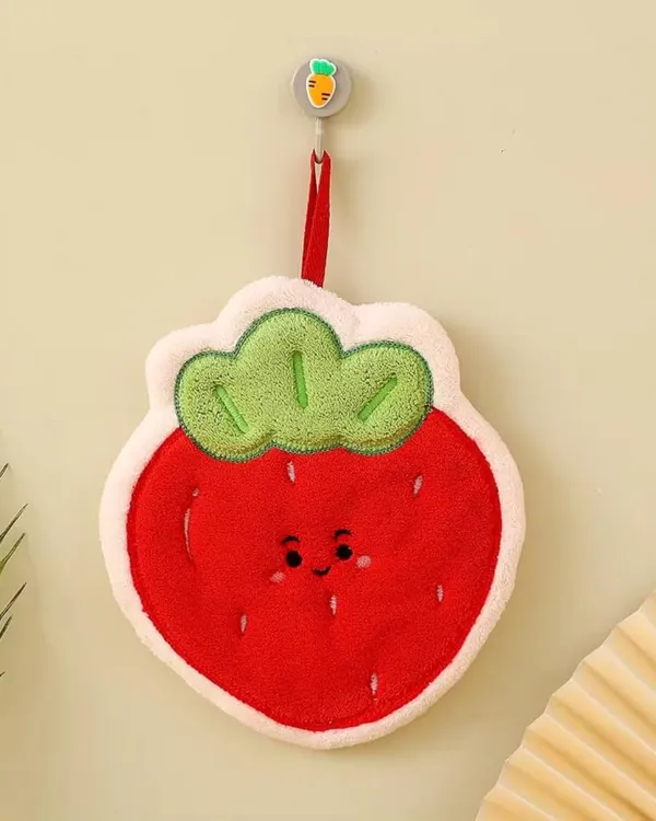 Red_Strawberry_Grapes_Hand_Towel_Napkin