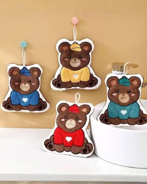 Yellow_Cute_Teddy_Hand_Towel_Napkin