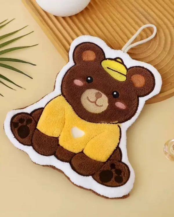 Yellow_Cute_Teddy_Hand_Towel_Napkin