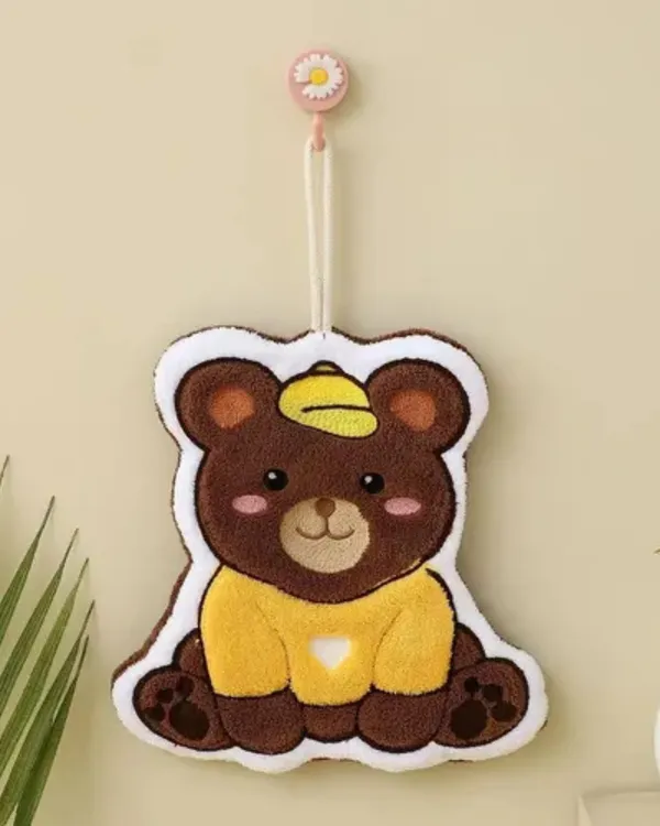 Yellow_Cute_Teddy_Hand_Towel_Napkin