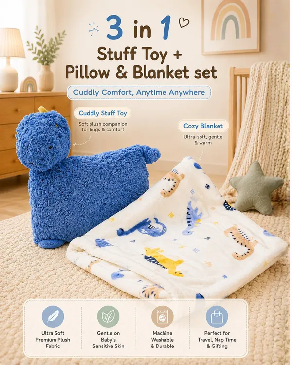 3_in_1_Pillow_Artic_Blue_Dino_Toy_With_Blanket