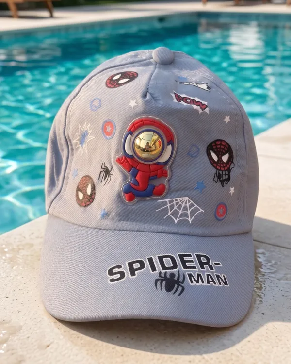 Space_Grey_Star_Explorer_Baby_Kids_Cap