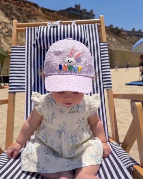 Peach_Pink_Bunny_Bloom_Summer_Baby_Cap