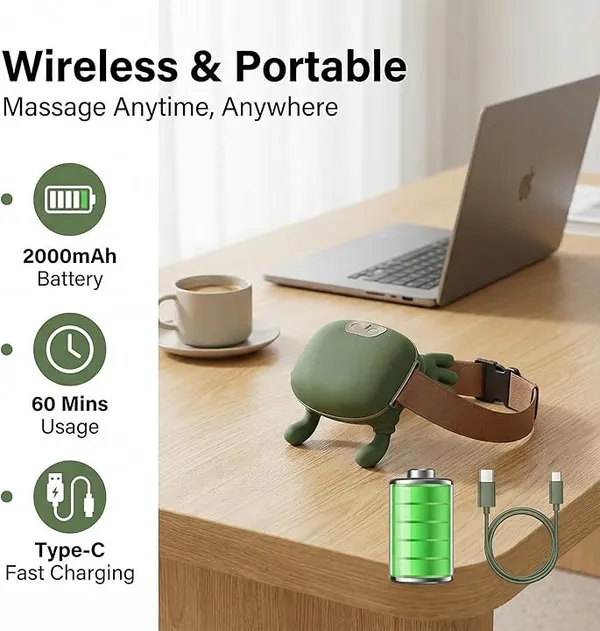 Green_Portable_Shoulder_Neck_Massager_With_Heat