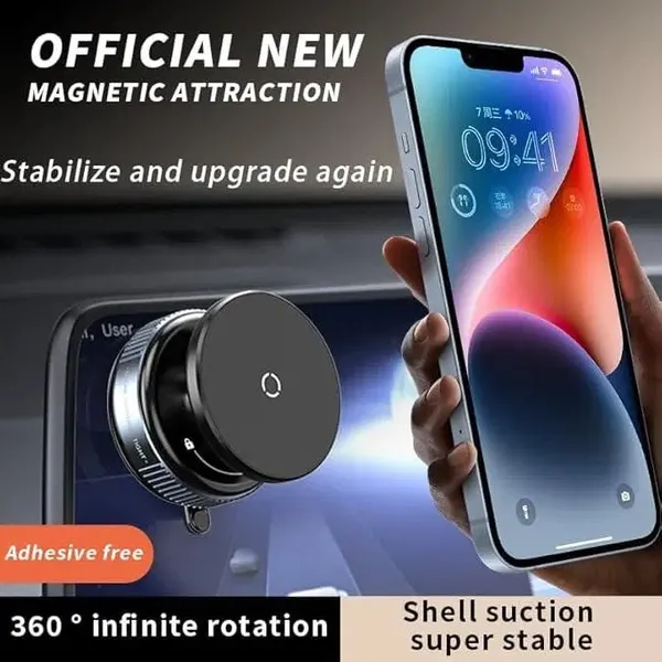 Black_Magnetic_Phone_Holder_Adjustable_Hands-Free_Stand