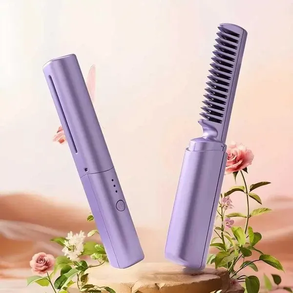 Purple_Mini_Wireless_Rechargeable_Ceramic_Hair_Straightener