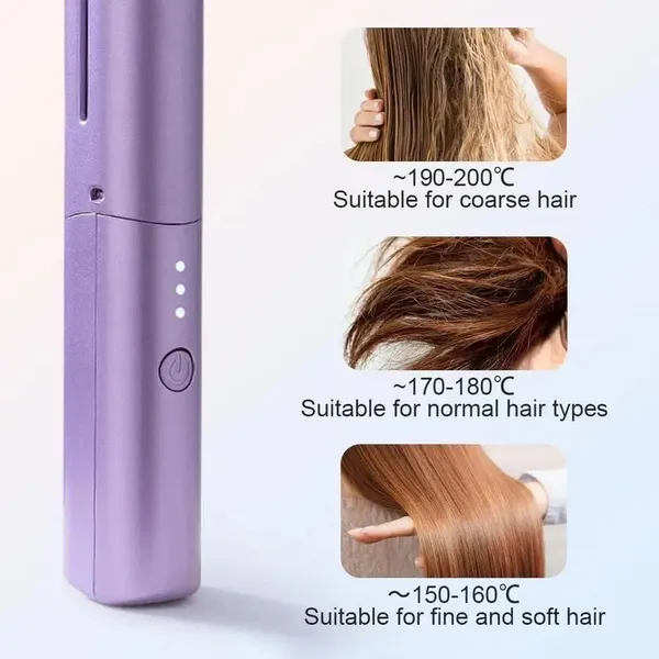 Purple_Mini_Wireless_Rechargeable_Ceramic_Hair_Straightener