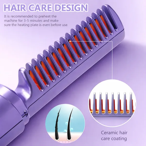 Purple_Mini_Wireless_Rechargeable_Ceramic_Hair_Straightener