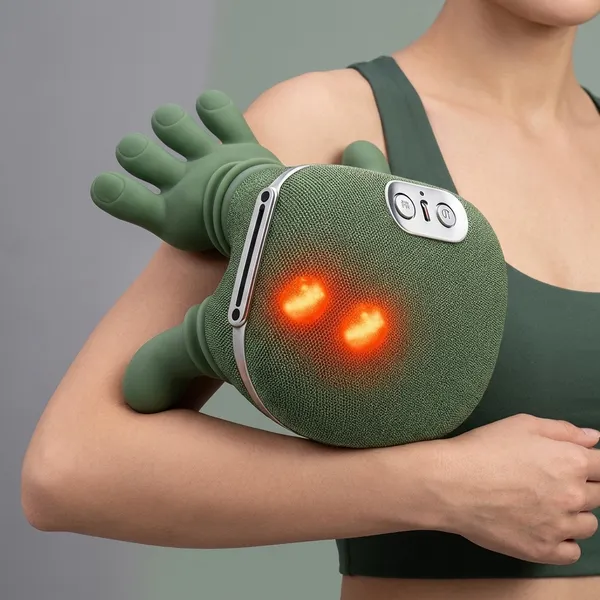 Green_Portable_Shoulder_Neck_Massager_With_Heat