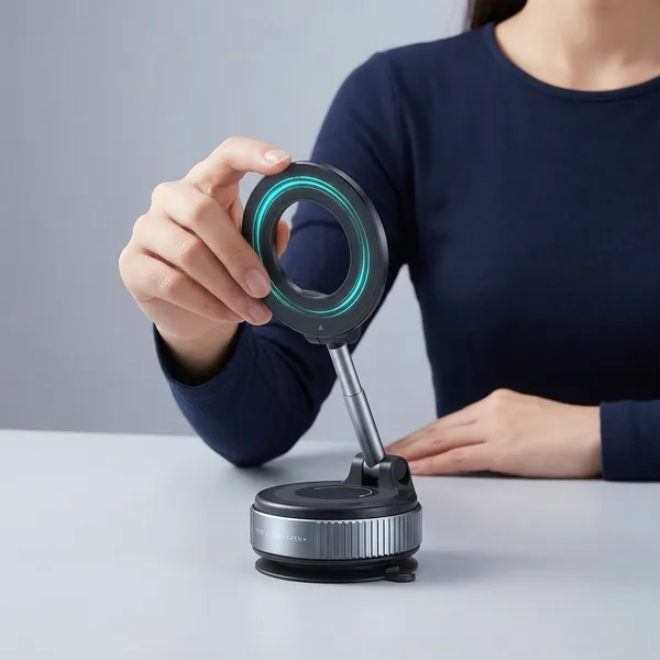 Black_Magnetic_Phone_Holder_Adjustable_Hands-Free_Stand