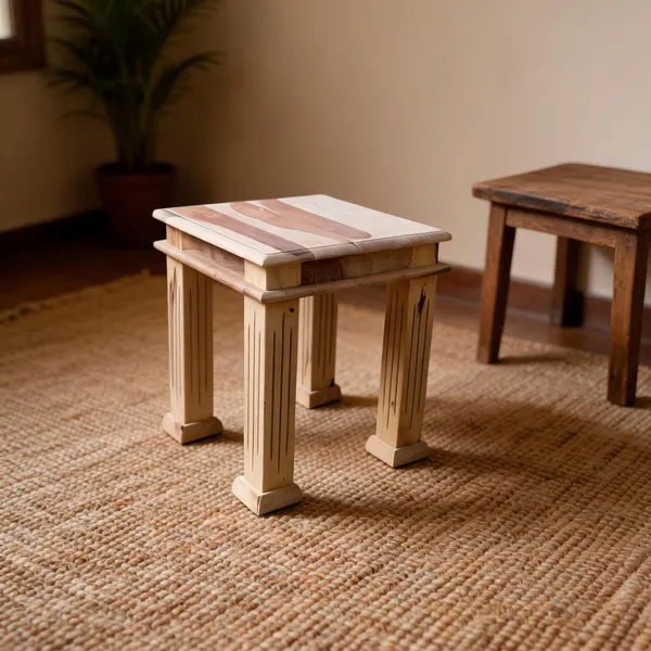 Natural_Wooden_Wooden_Stool_For_Sitting,_Plant_Stand_&_Side_Table