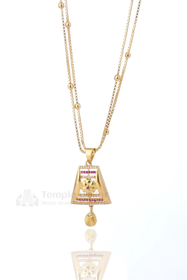Pendant_Chain_For_Women_Temple_Ad_Diamond_Daily_Wear_Necklace