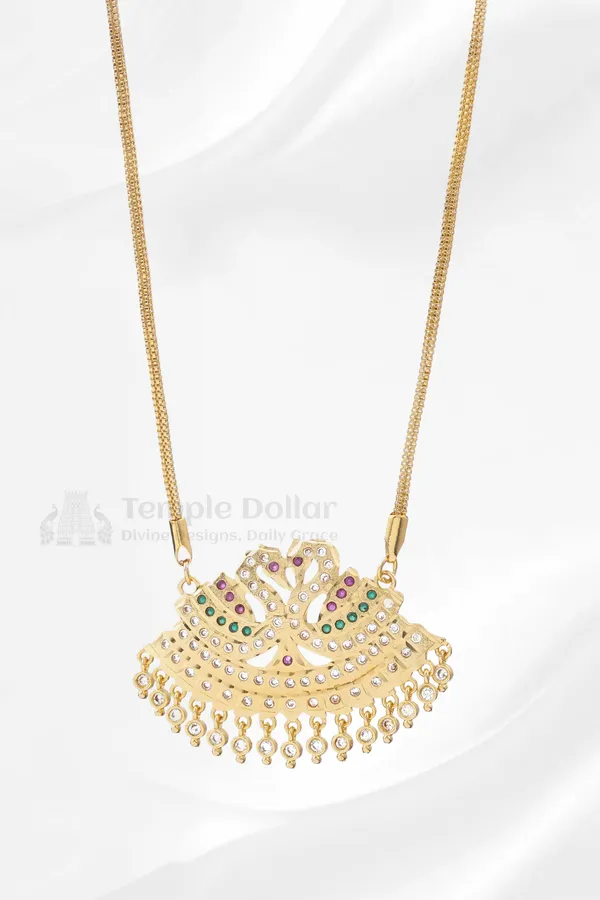 Twin_Swan_Annapakshi_Pendant_With_Twisted_Rope_Chain