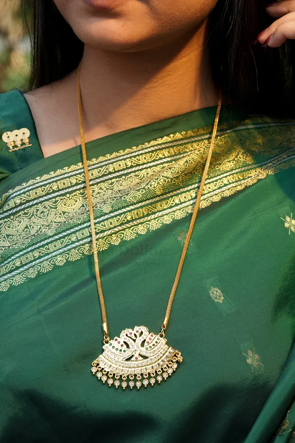 Twin_Swan_Annapakshi_Pendant_With_Twisted_Rope_Chain