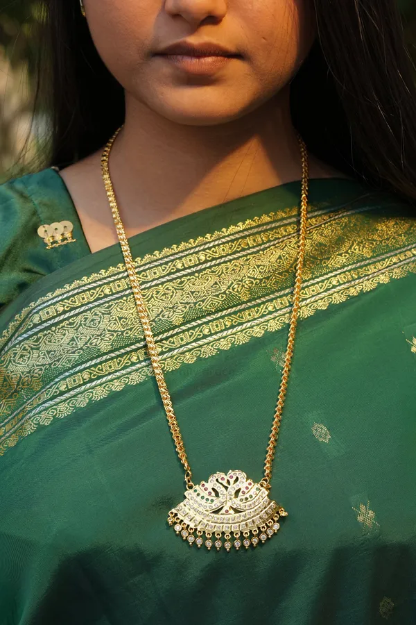 Twin_Swan_Annapakshi_Pendant_With_Mugappu_Chain