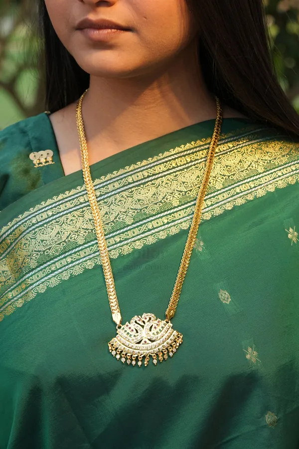 Twin_Swan_Annapakshi_Pendant_With_Square_Mesh_Chain
